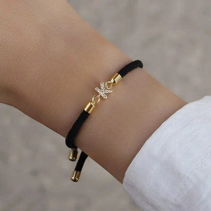 Adjustable Letter Initial Bracelets