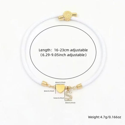 Adjustable Letter Initial Bracelets