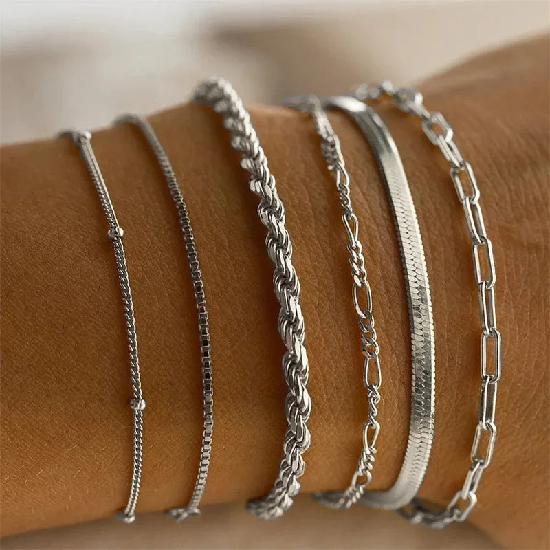 5pc Classic Bracelets Stack